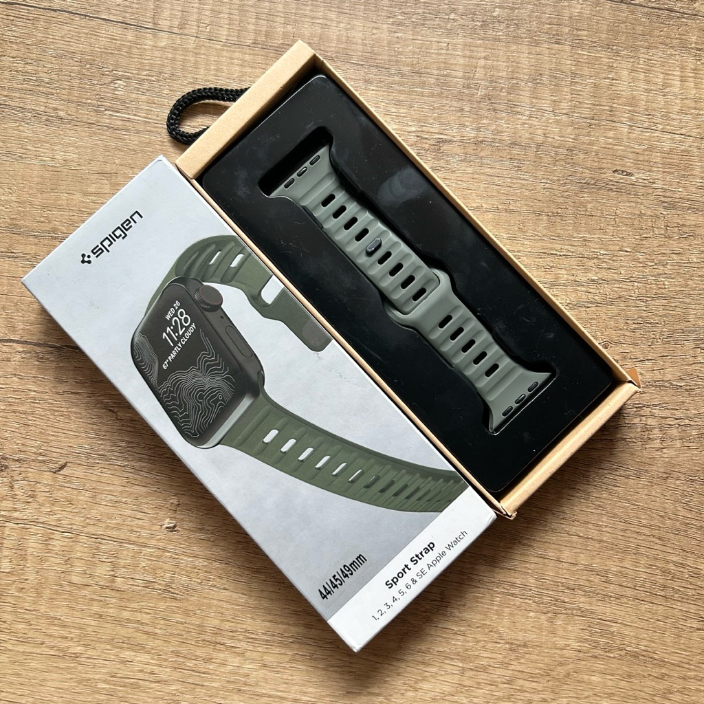 Spigen Sport Strap 45mm Ash Green 44mm 49mm Original iwatch watch