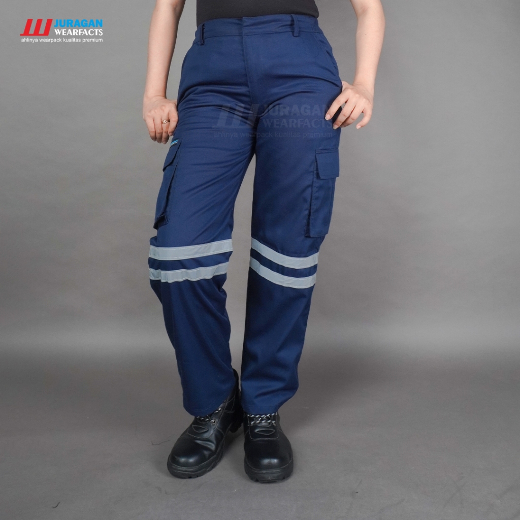 Juragan Wearfacts - Celana Wearpack Safety Warna Biru Navy