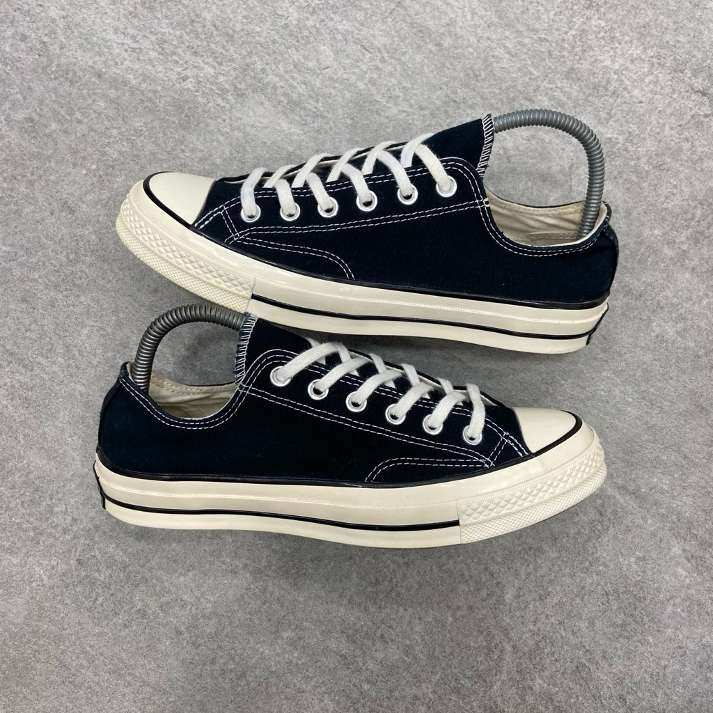 [Size 40] Rare Converse Chuck Taylor All Star 70S Low Black White Second Original Kondisi Mulus Nomi