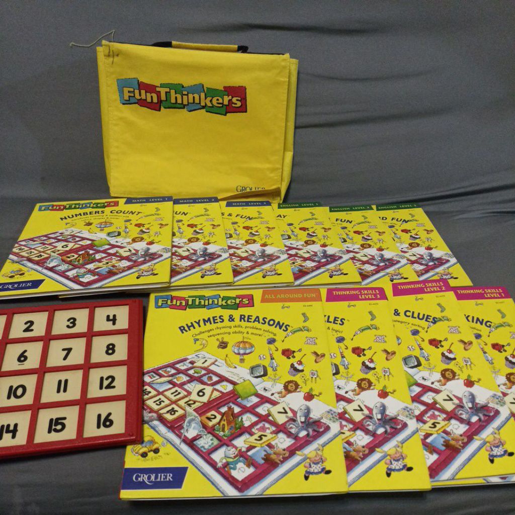 original Buku Funthinkers Grolier preloved