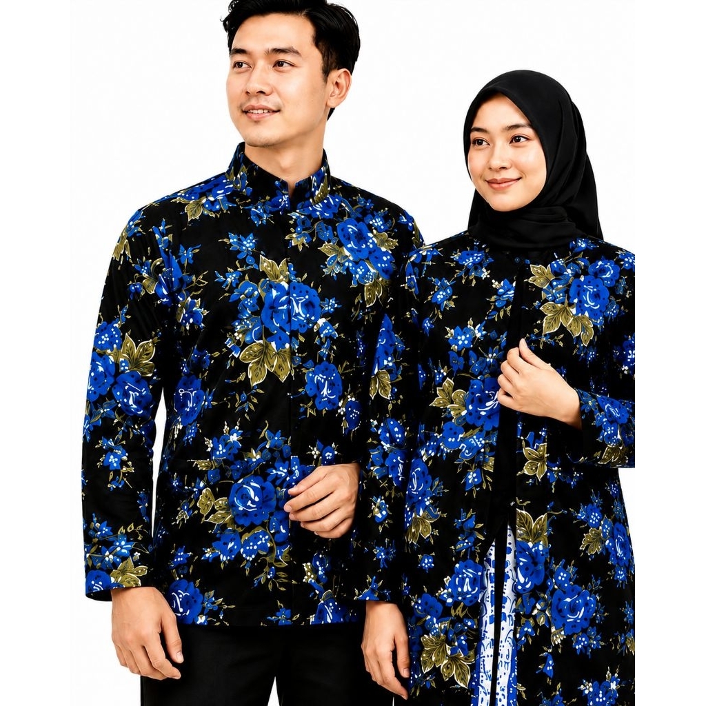 Baju Surjan Kembang Adat Jawa Pria Wanita Dewasa Lurik Tradisional Yogyakarta Kostum Adat Jawa