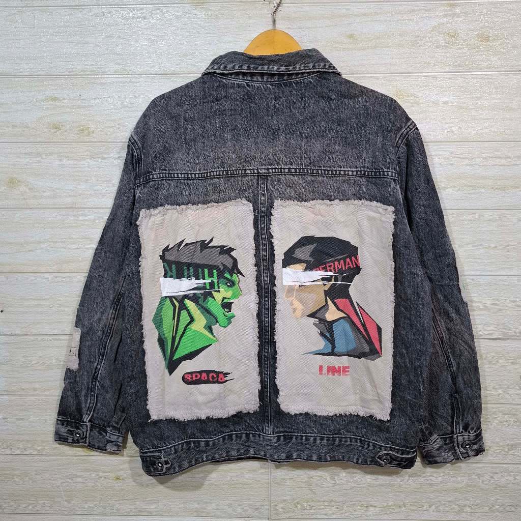 Denim Jaket By Korean brand