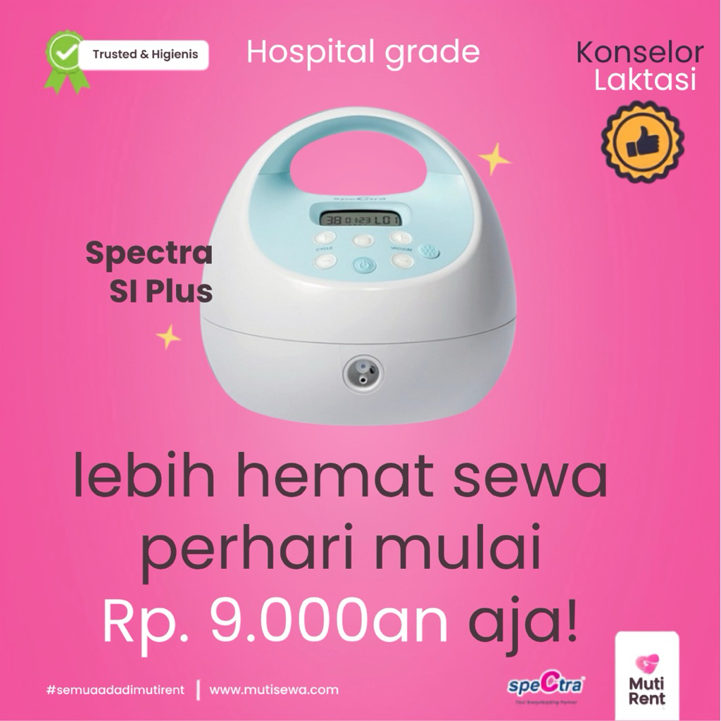 Sewa Pompa Asi Spectra S1Plus Rental Pompa Asi Spectra S1+ Sewa pompa asi spectra s1 plus rental spe