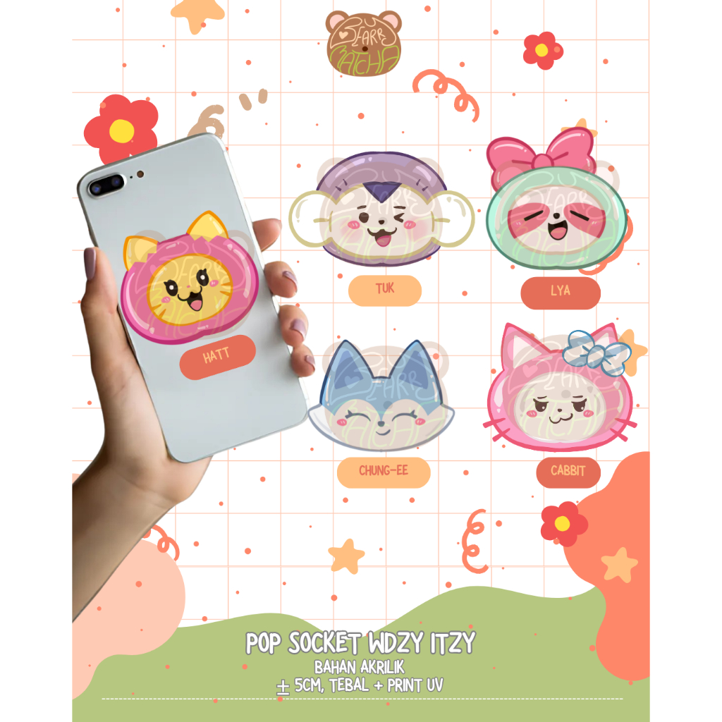 [READY STOCK] POP SOCKET WDZY ITZY