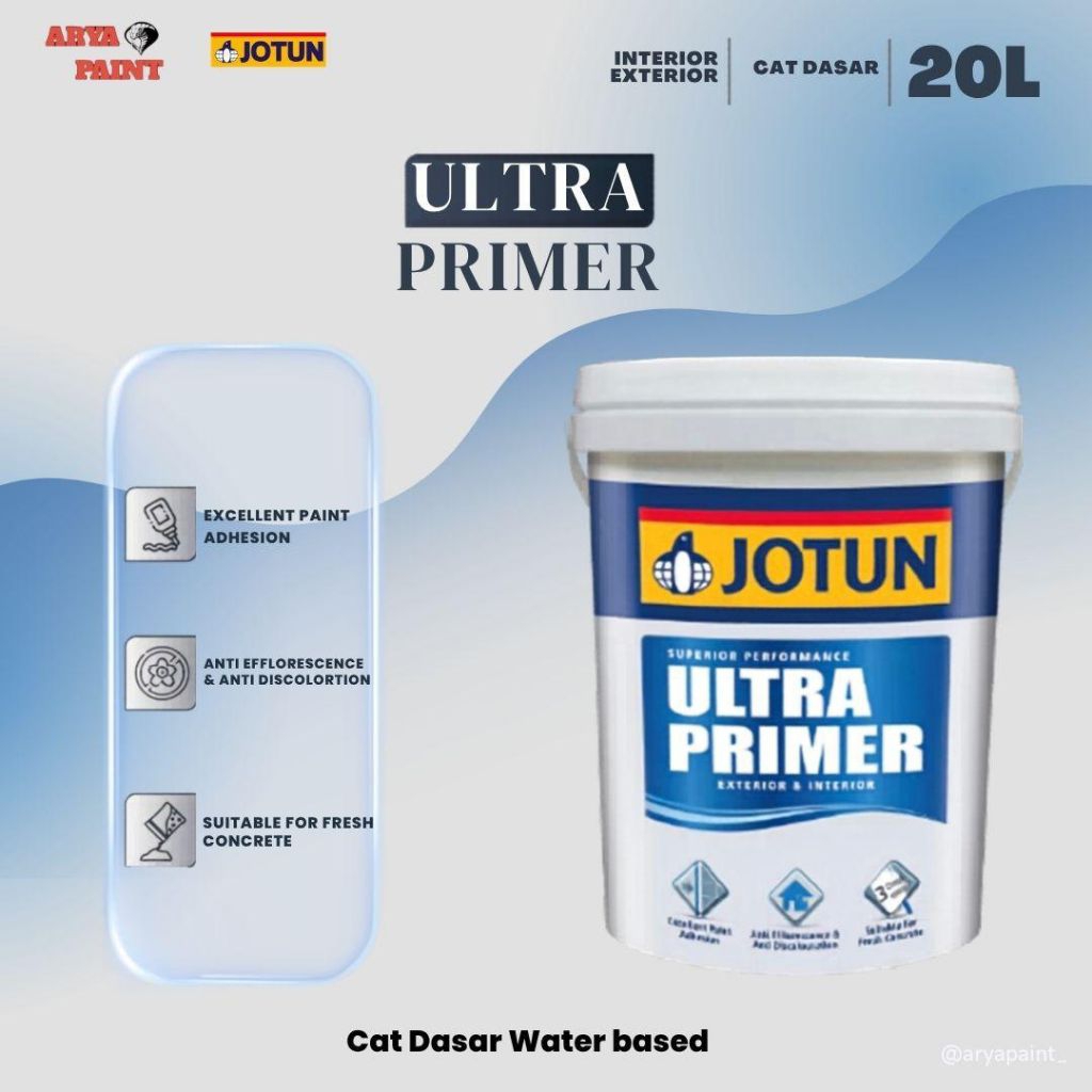 JOTUN CAT DASAR /  ULTRA PRIMER 20 LITER (CAT DASAR EXTERIOR & INTERIOR)
