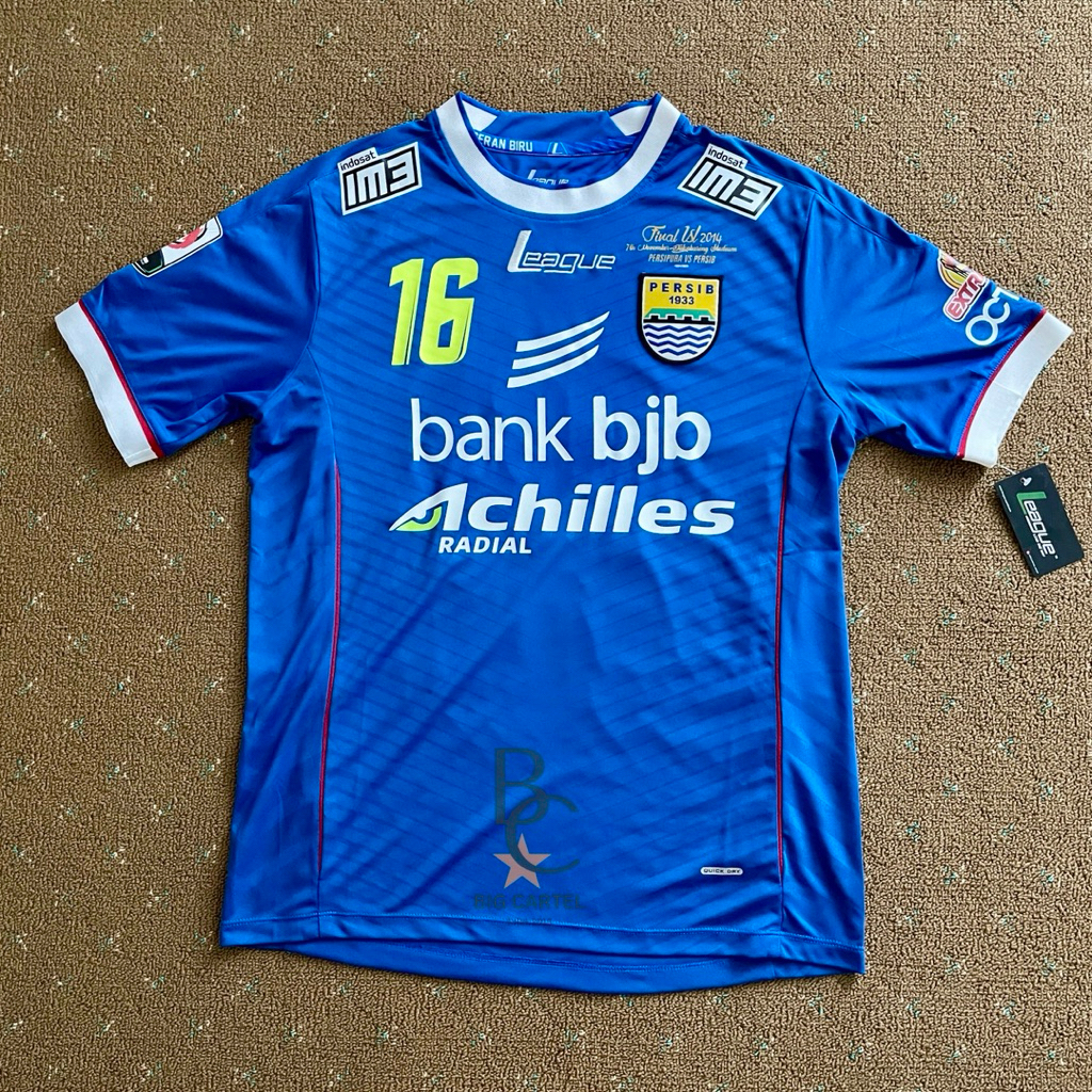 Jersey Persib Final ISL 2014 Nameset Jufriyanto 16