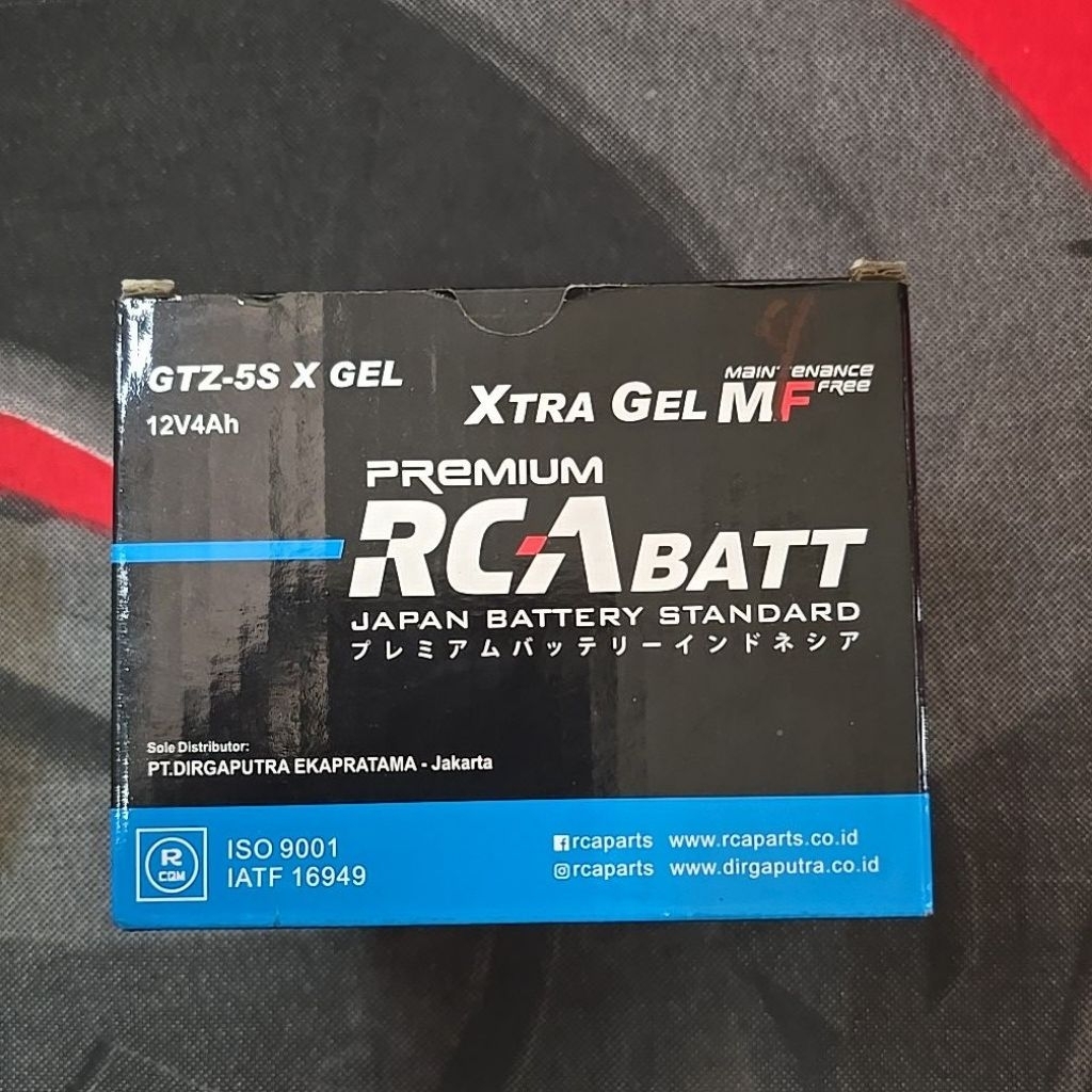 AKI XTRA GEL RCA BATT GTZ5S KARISMA, BEAT