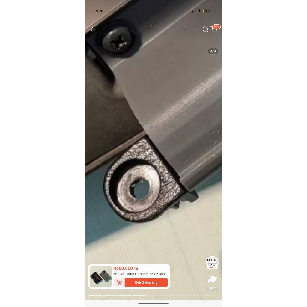 kupingan engsel konsol innova