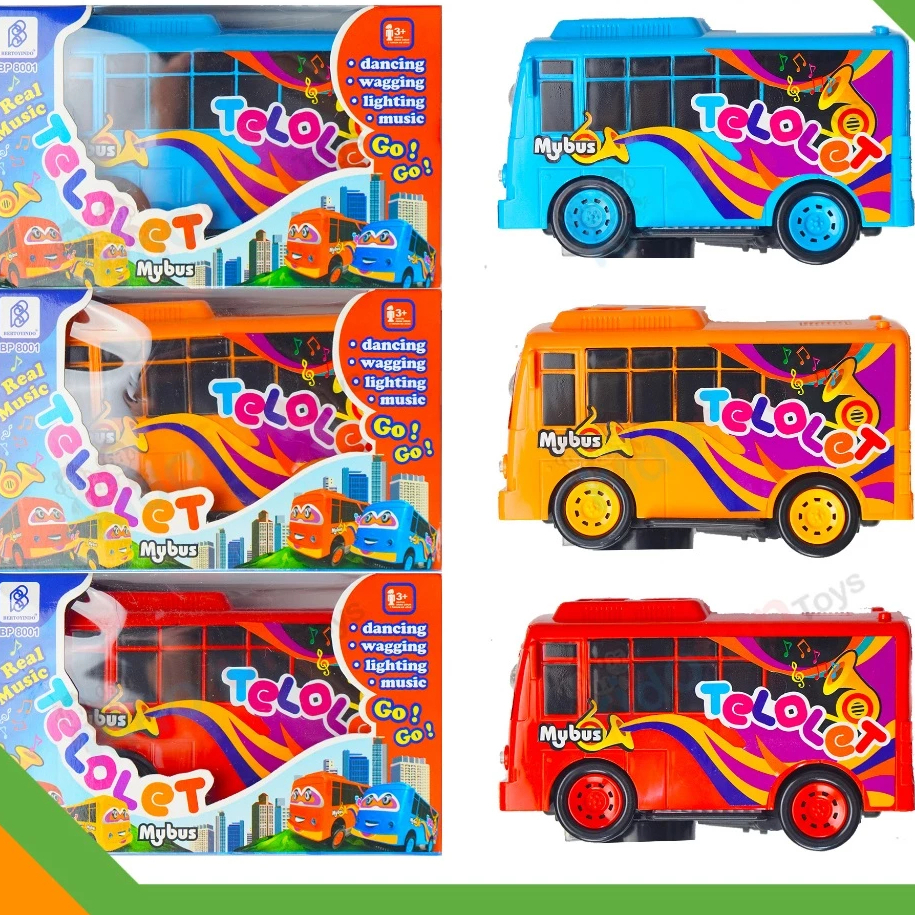 PROMO TERMURAH Mainan Bus Dayo Oleng lampu dan suara//Dance Dancing Mobil Dayo BP8001