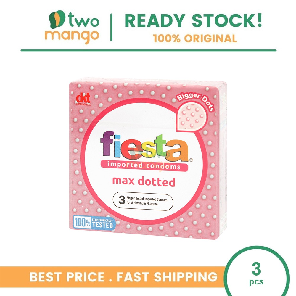 FIESTA MAX DOTTED | KONDOM ALAT PENGAMAN, TEKSTUR BINTIL