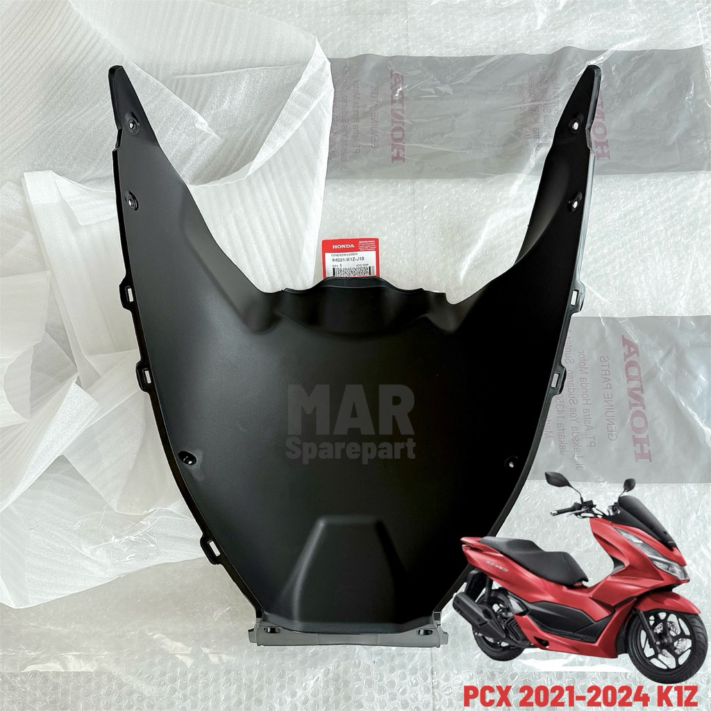 64521-K1Z-J10 Cover Front Lower Paruh lumpur PCX 160 K1Z 2021-2024 Original Ahm
