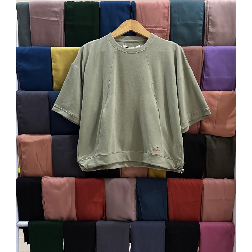 Atasan Triset oversize kaos