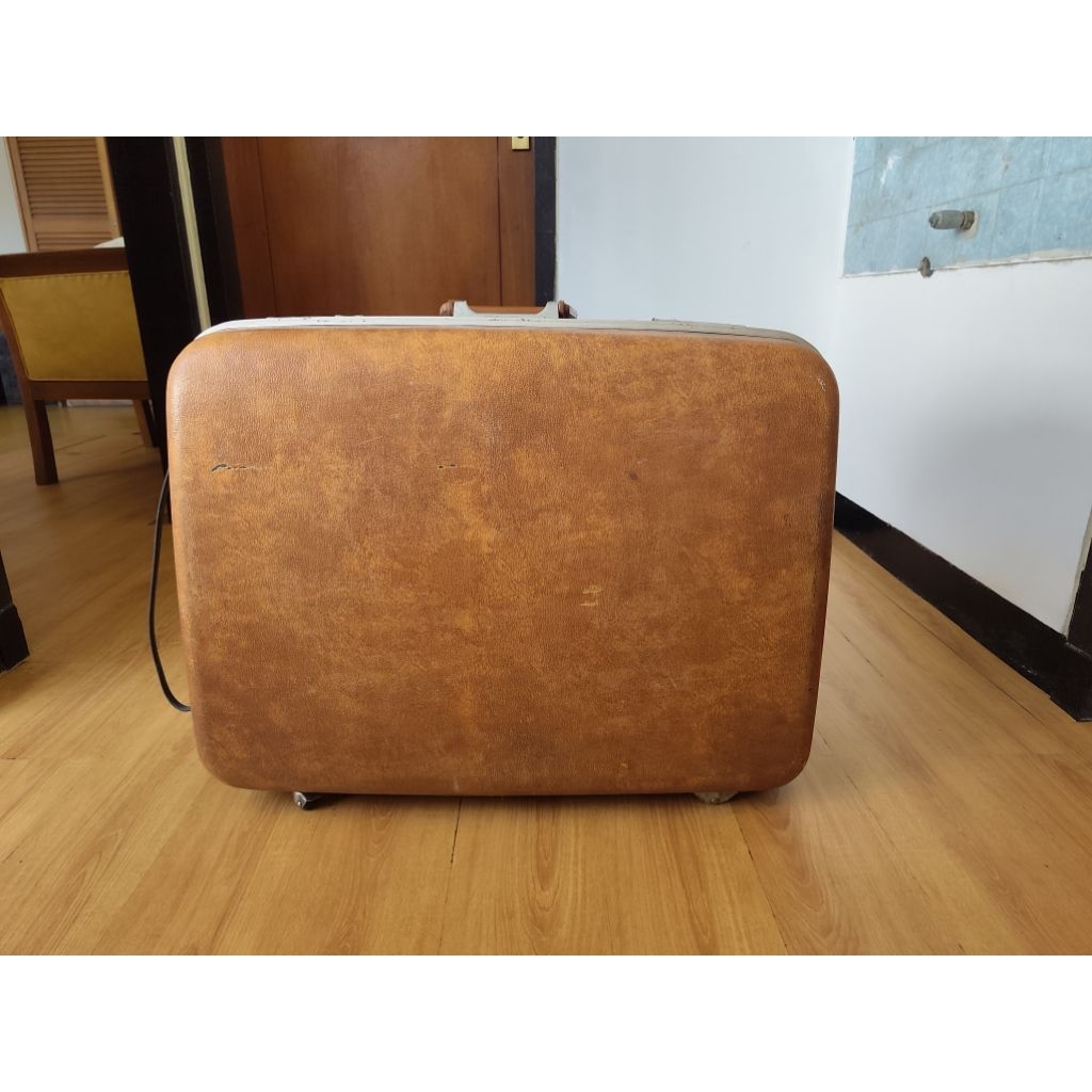 Koper Vintage Echolac Original Retro Jadul Coklat Lengkap Kunci Koleksi Dekorasi