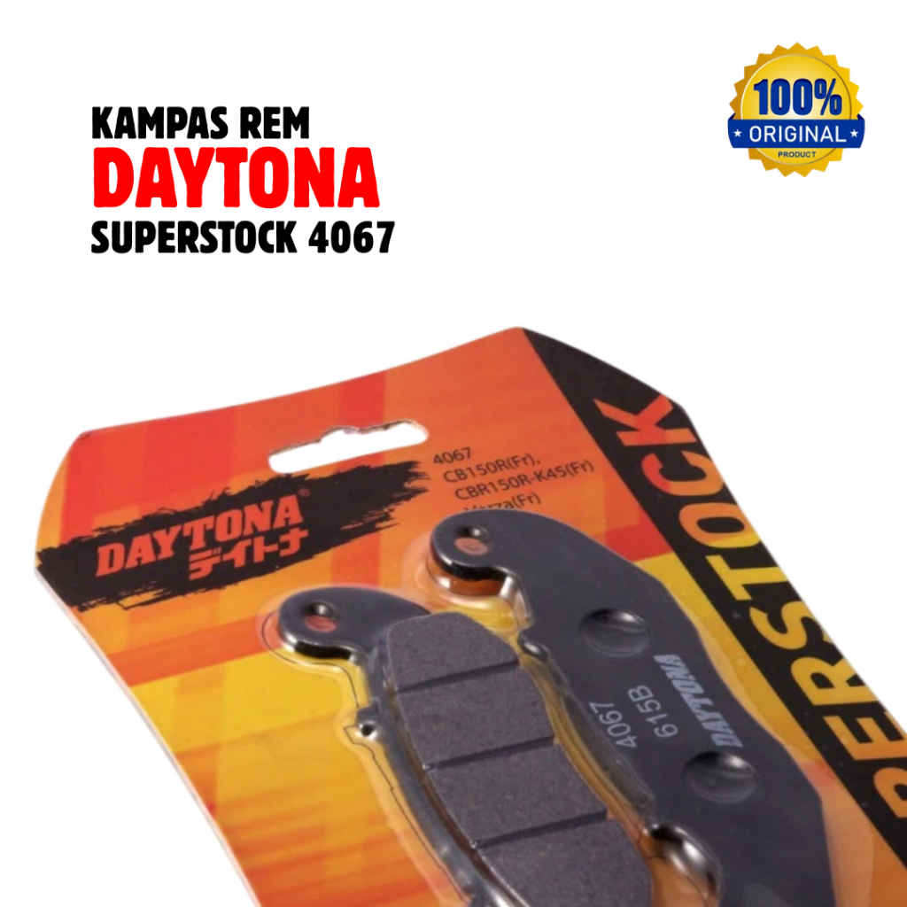 KAMPAS REM DAYTONA SUPERSTOCK 4067 | KAMPAS REM DAYTONA | 100% ORIGINAL PRODUCT