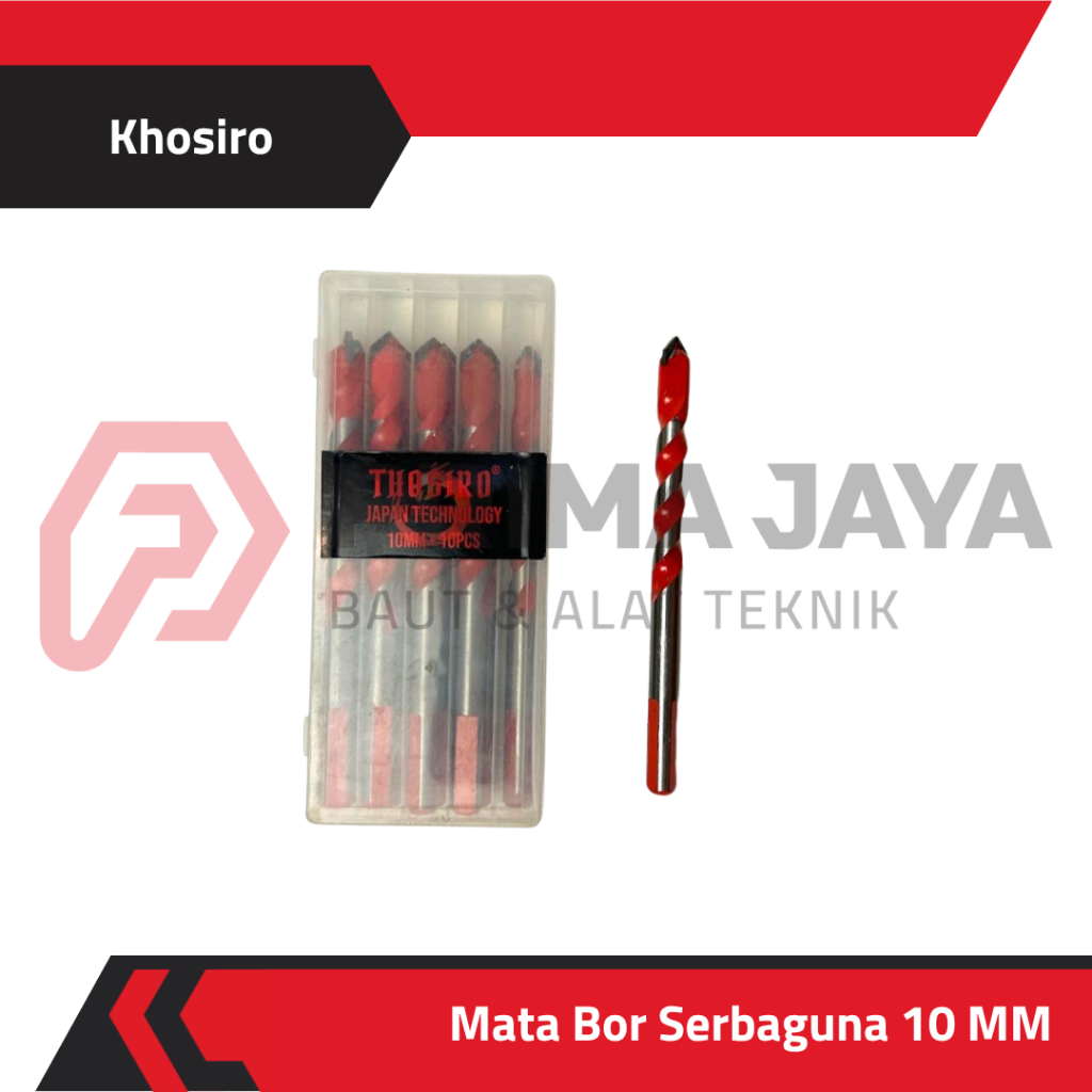 MATA BOR SERBAGUNA / UNIVERSAL / MATA BOR UJUNG TOMBAK 6 10 MM KHOSIRO