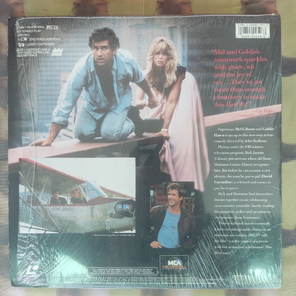 LASERDISC BIRD ON A WIRE laser disc film movie music video musik new sealed baru mint 2nd bekas seco
