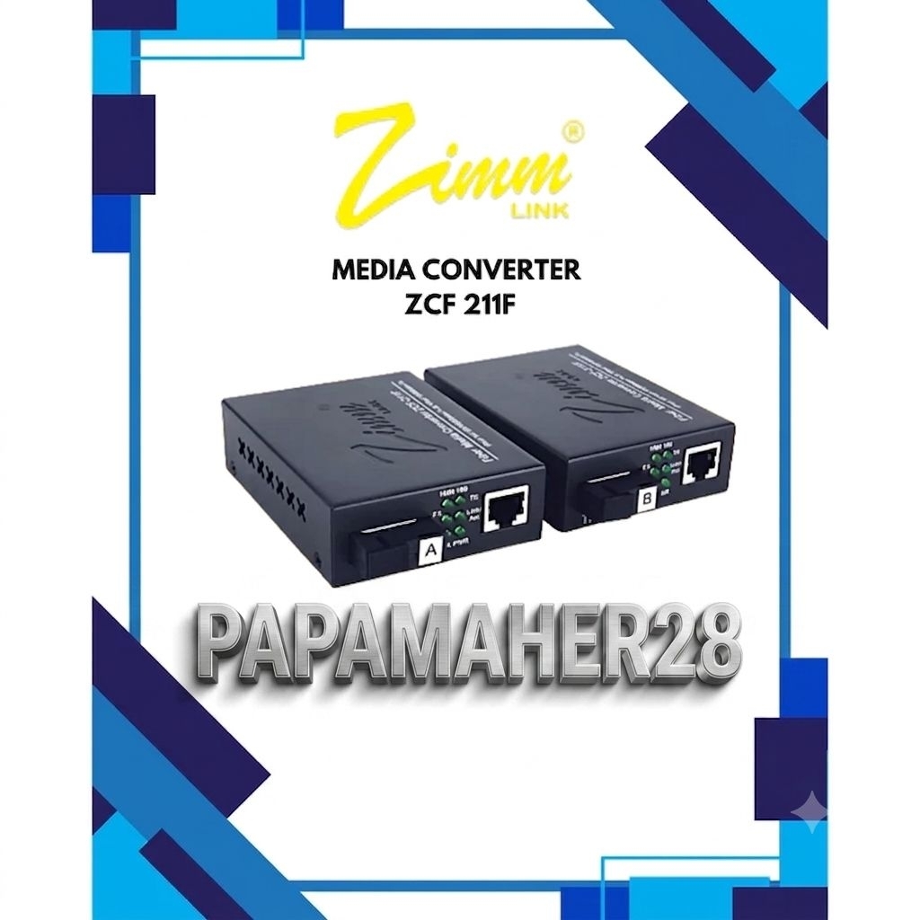 ZIMMLINK Media Converter ZCF 211F