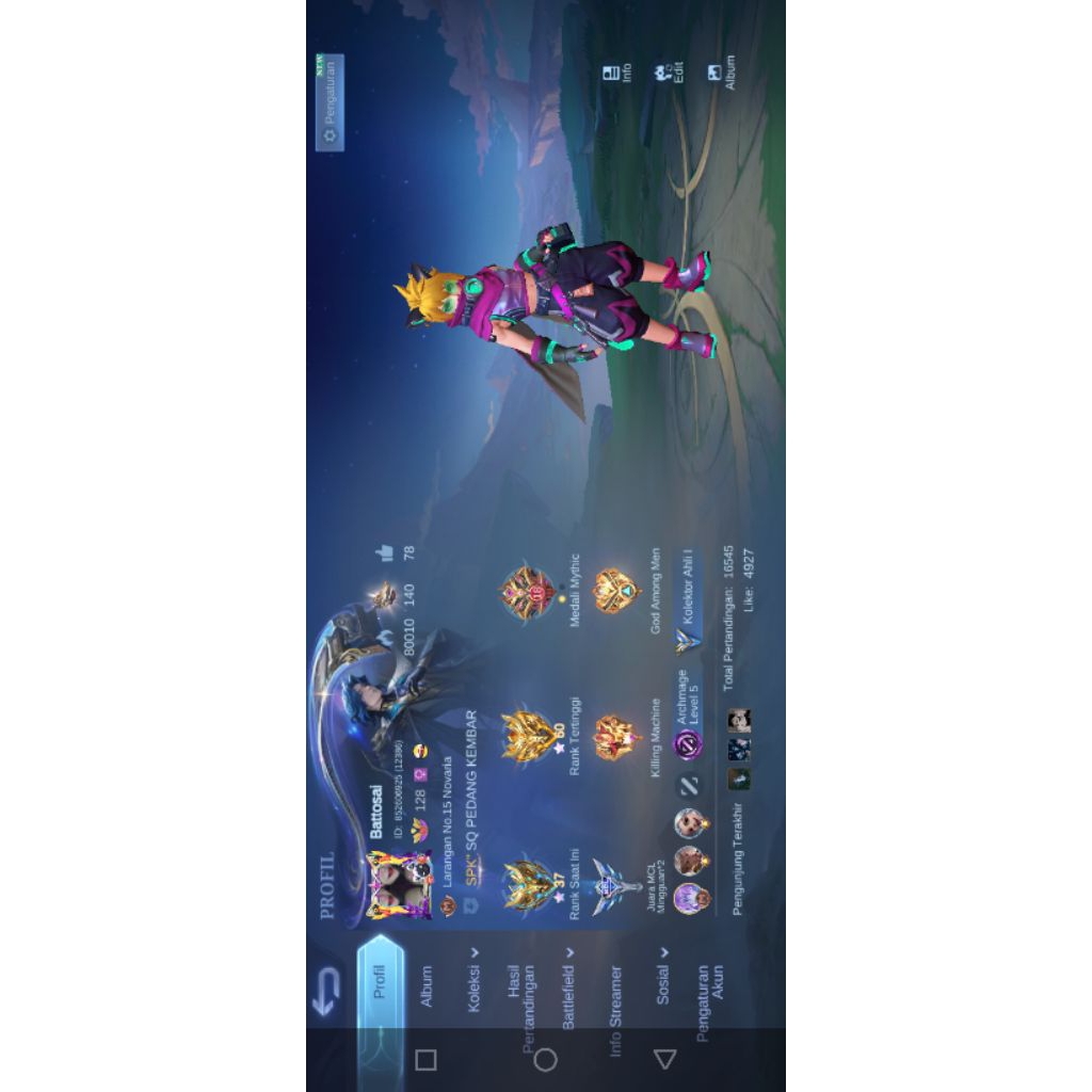 Fitur Lengkap, Akun Sultan Free Fire Terbaru