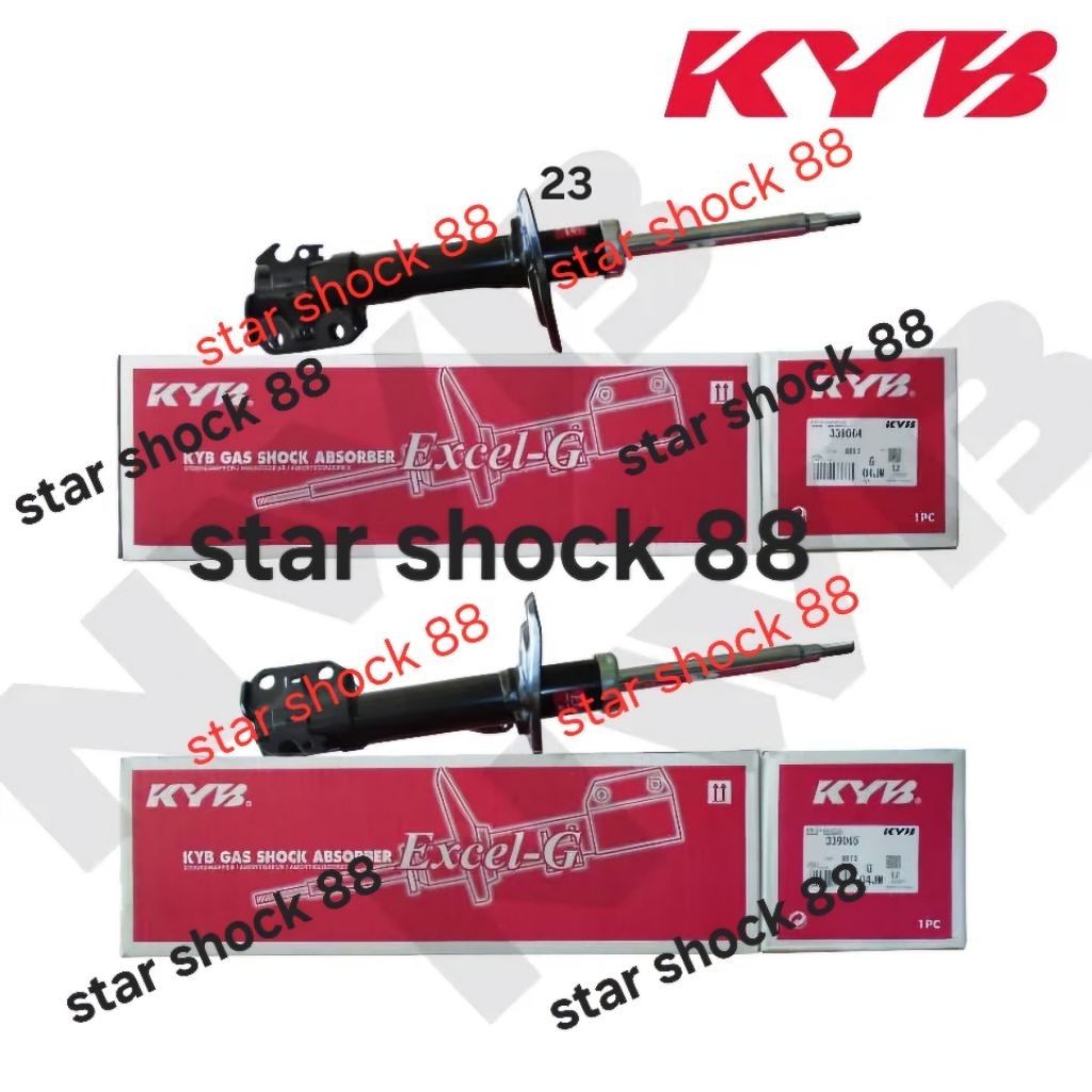 SHOCKBREAKER SHOCK ABSORBER DEPAN TOYOTA YARIS/NEW VIOS GEN2 MERK KAYABA