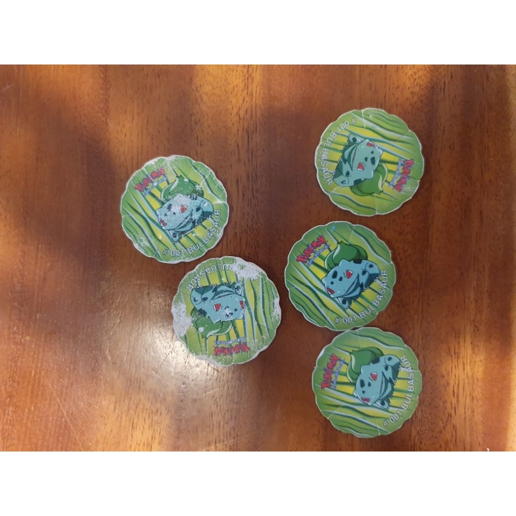 Tazos Smash Pokemon Bulbasaur