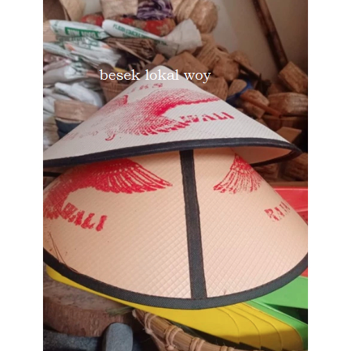 Caping Spons Plus Tali Dagu Caping Topi Petani Waterproof