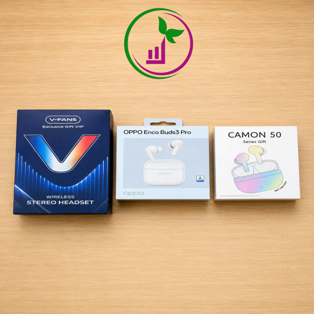TWS OPPO Enco Buds3 Pro || TWS V-FANS || TWS Tecno Camon 50 - Earbud