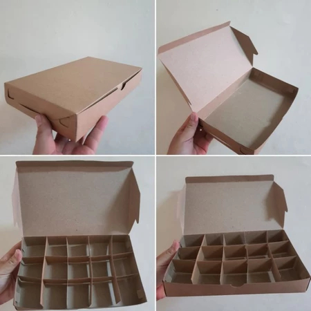 Box Kue Kotak Packaging Sekat