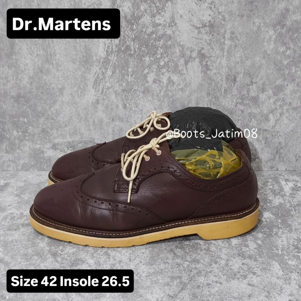 Docmart Wingtip Oxblood Shoes Size 42