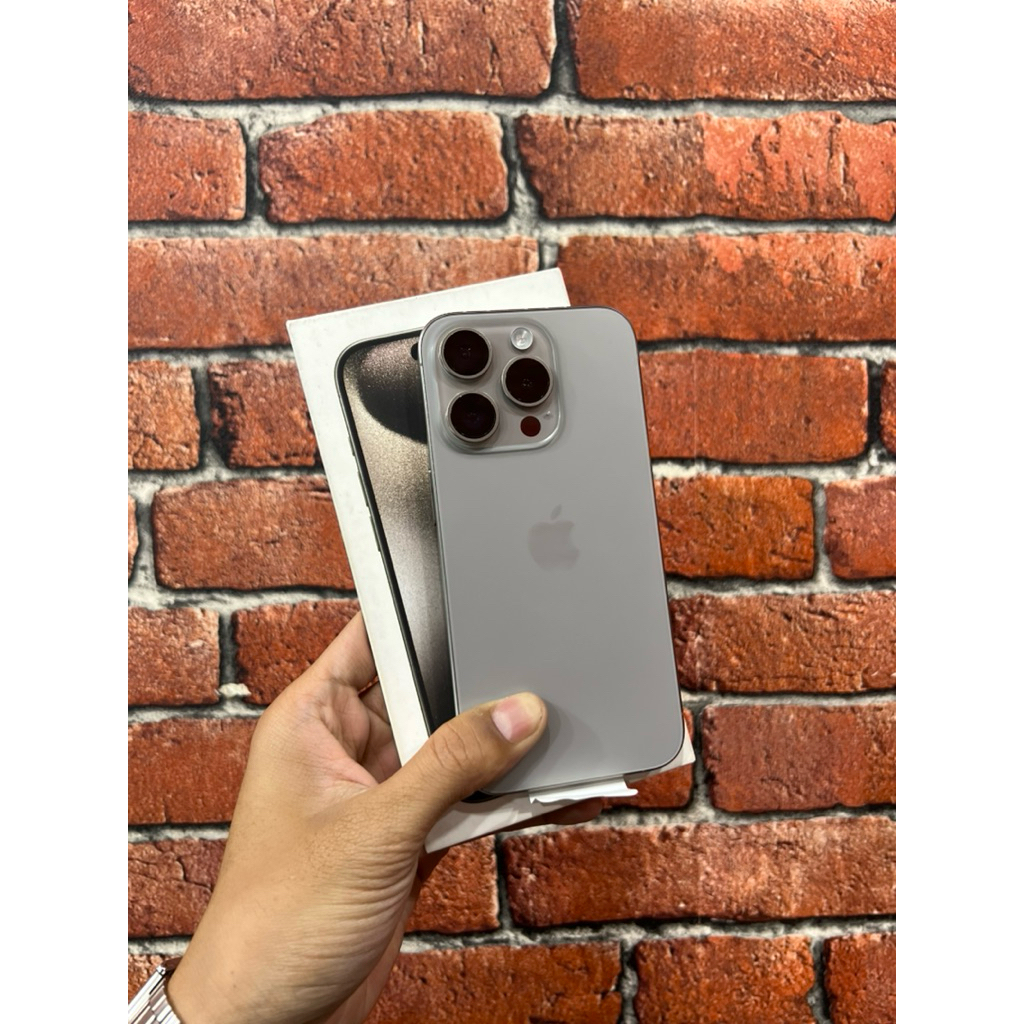 iphone 15 pro 128 natural ibox second