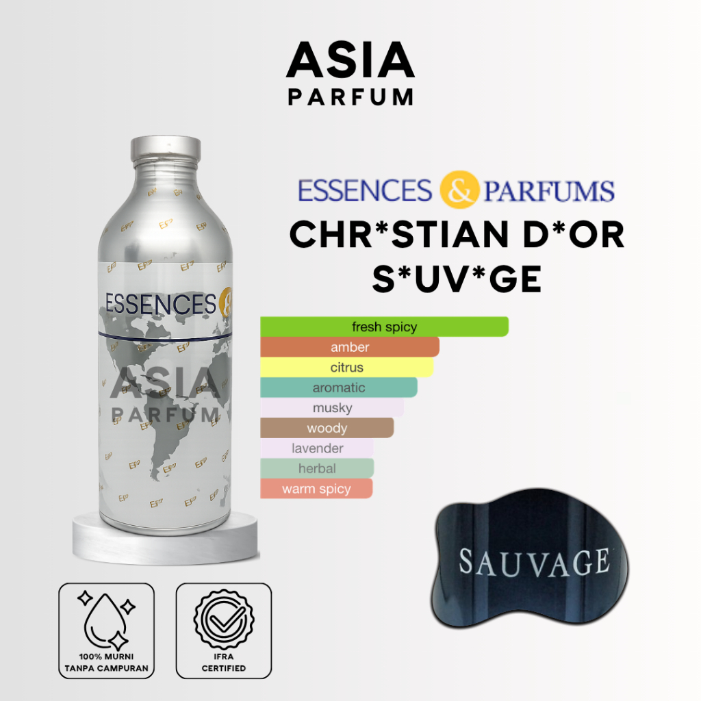 ESSENCES & PARFUMS SALVADOR 72159 - BIBIT PARFUM SAVAGE - SEGEL & REPACK 100G