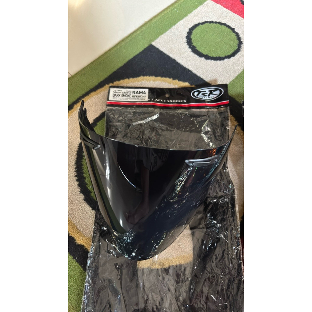 Visor Dark Smoke Helm TSR Kaca Helm TSR