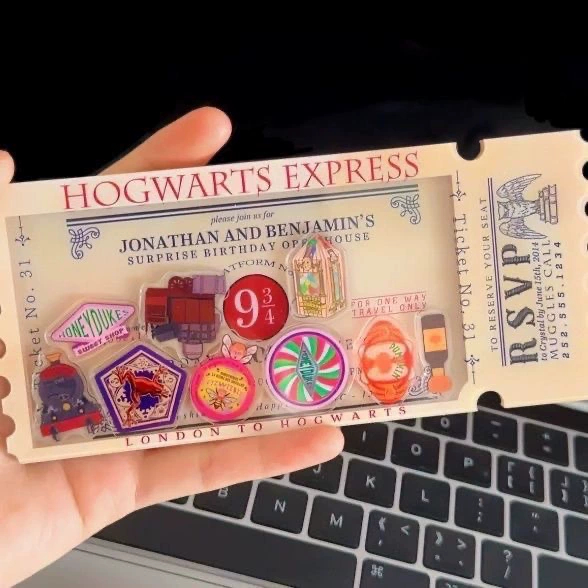 PAJANGAN HARYPOTTER HOGWARTS / HOGWARTS TIKET PAJANGAN / PAJANGAN HARRYPOTTER