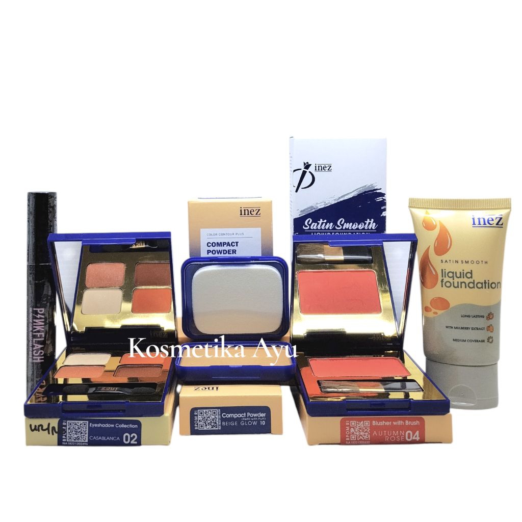 Inez Paket Make Up Lengkap/ Paket Seserahan Inez Kosmetik