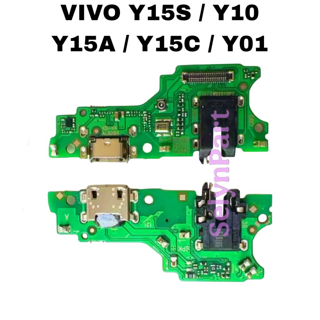 PAPAN CAS / PCB CAS / CONECTOR CAS HP VIVO Y15S / Y10 / Y15A / Y15C / Y01 ORI