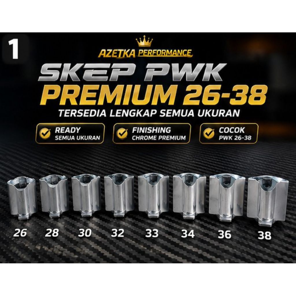Skep Pwk Ukuran 26-38 / Skep Karburator Pwk Semua Ukuran 26-38/Skep PWK Keihin Sudco