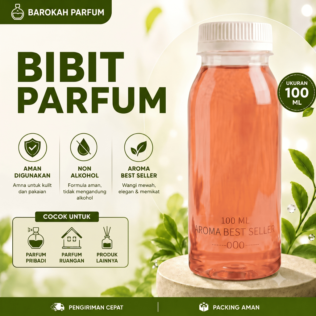 Parfum Bibit ZAFARON 100ml Tanpa Alkohol