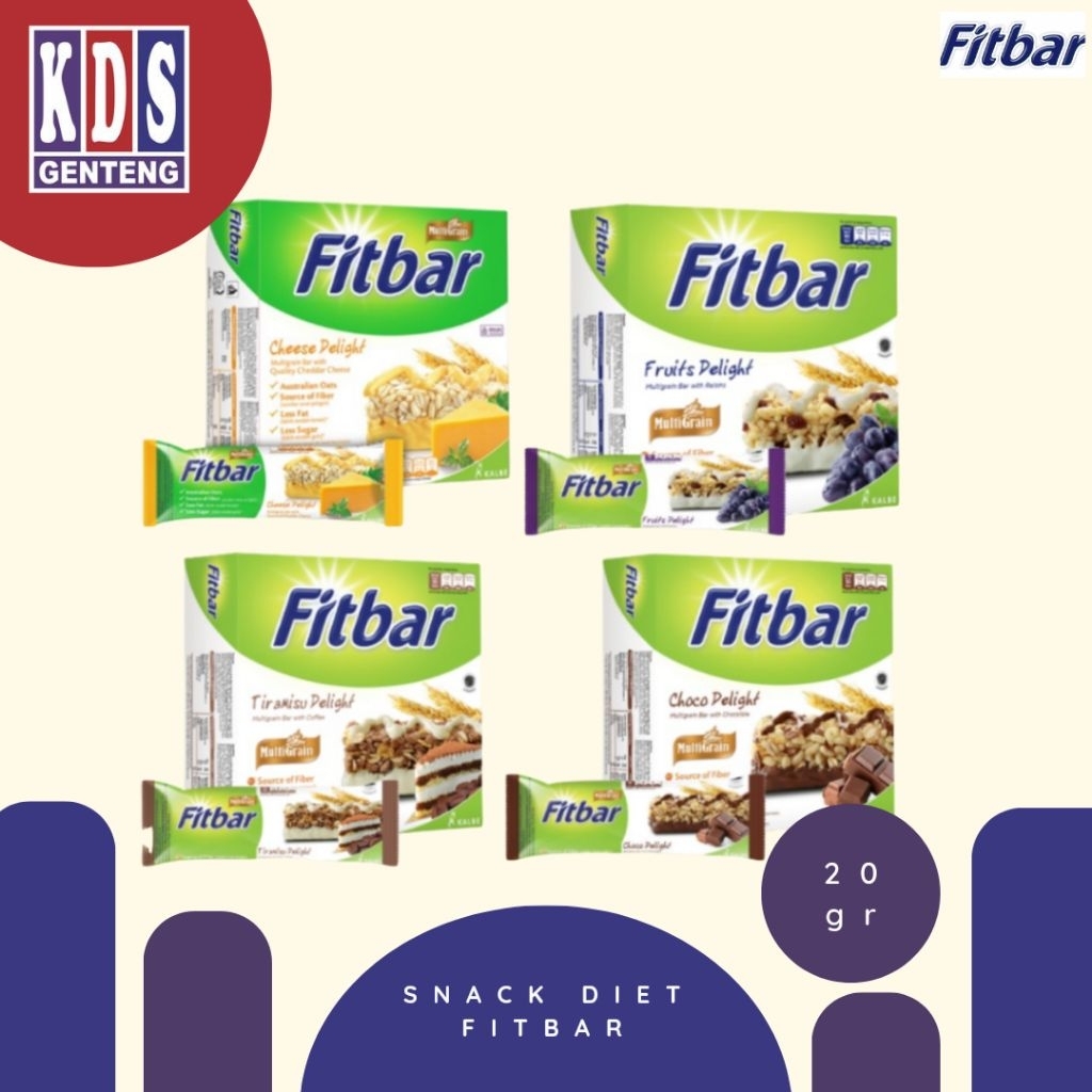 SNACK DIET FITBAR PER BOX (5pcs) 20gr