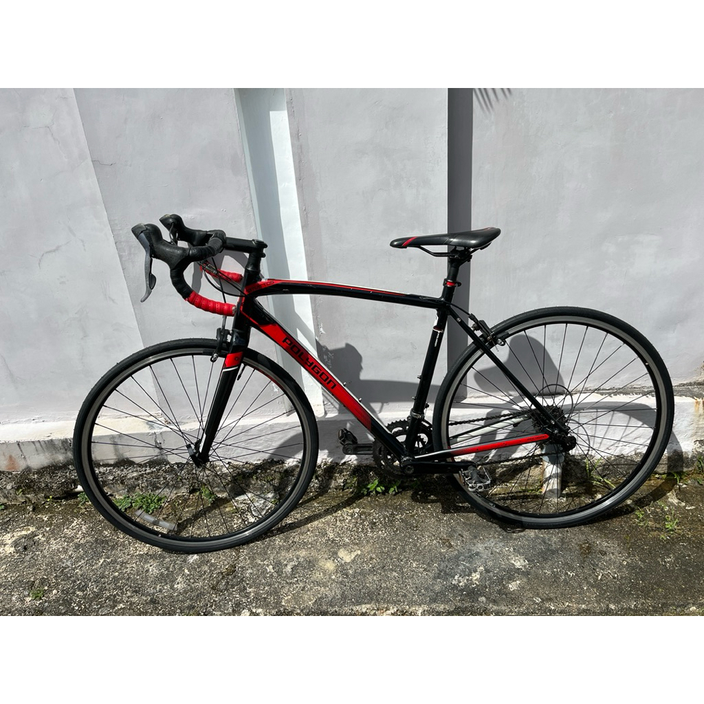 Sepeda Roadbike Polygon Stratos S2 ukuran M