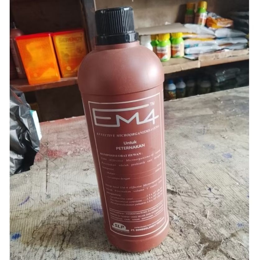 Em 4 Peternakan Coklat 1 Ltr Untuk Ternak Ayam