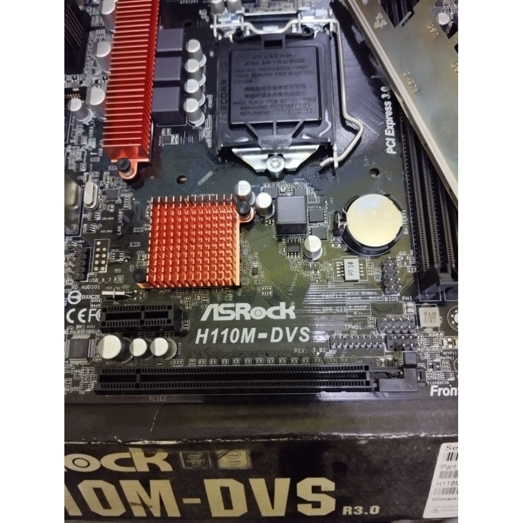 Motherboard Asrock H110M DVS - bekas