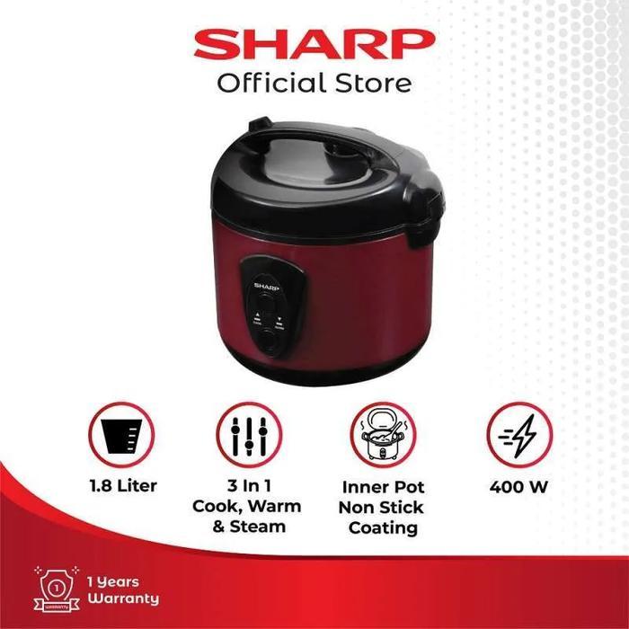Sharp Magic Com KS N 18 MG / Rice Cooker Sharp KS N18MG SL  KSN 18 / BATAM
