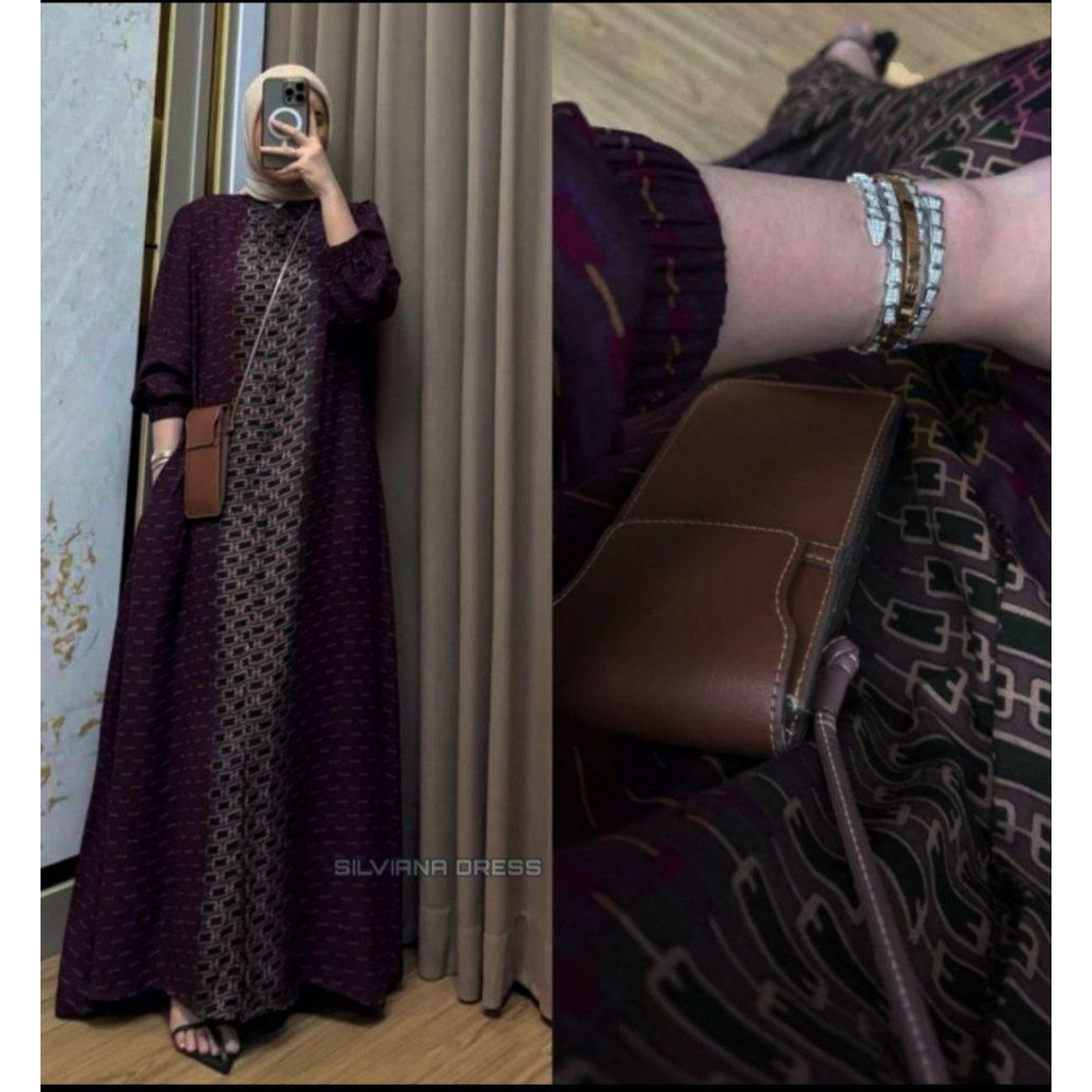 GAMIS KALANA MIDI BAHAN RAYON VISCOSE PREMIUM