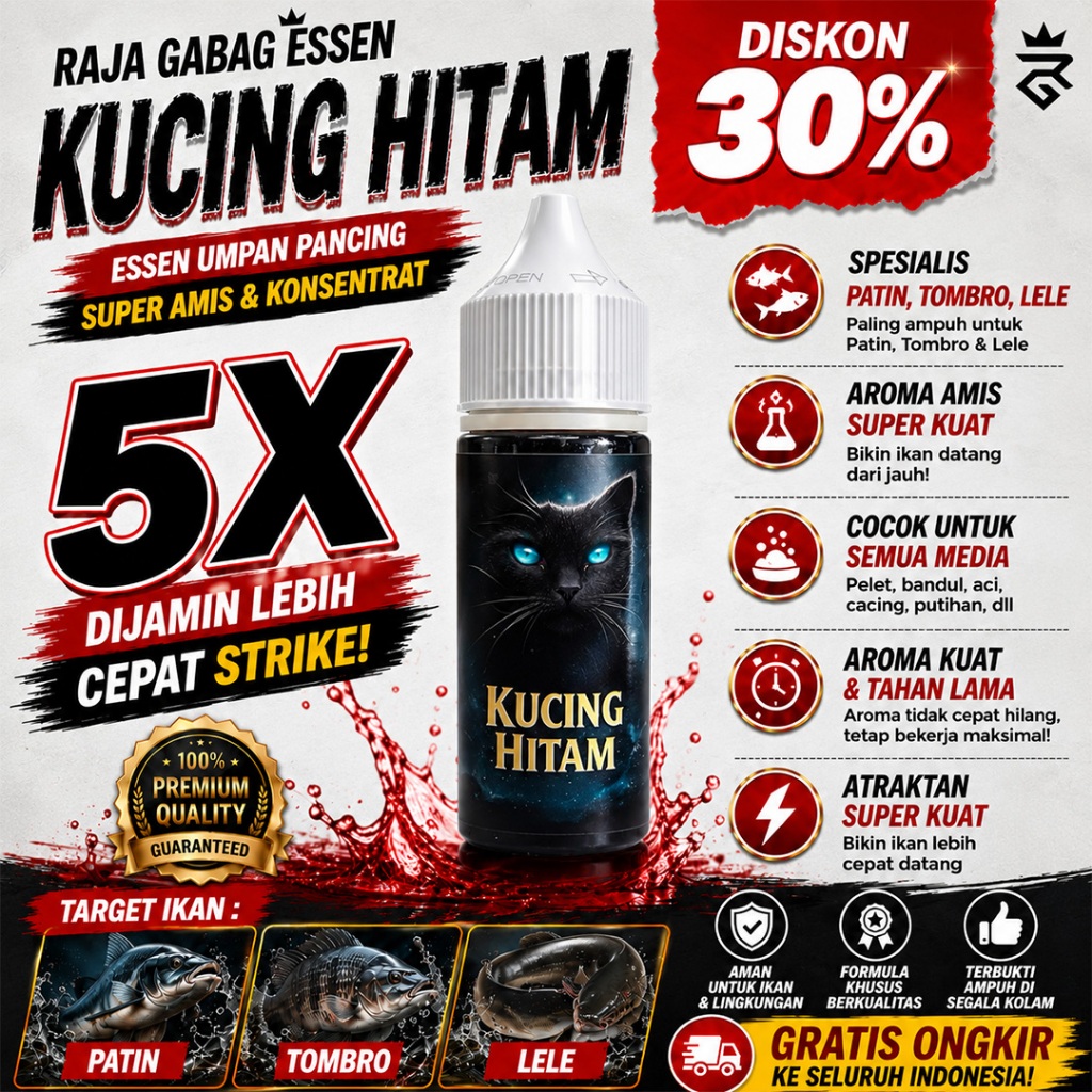 Raja Gabag Essen "KUCING HITAM" Ikan Patin Lele Tombro