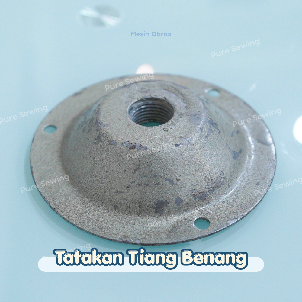 (BEKAS) Tatakan Tiang Benang Mesin Jahit Obras Untuk di Meja