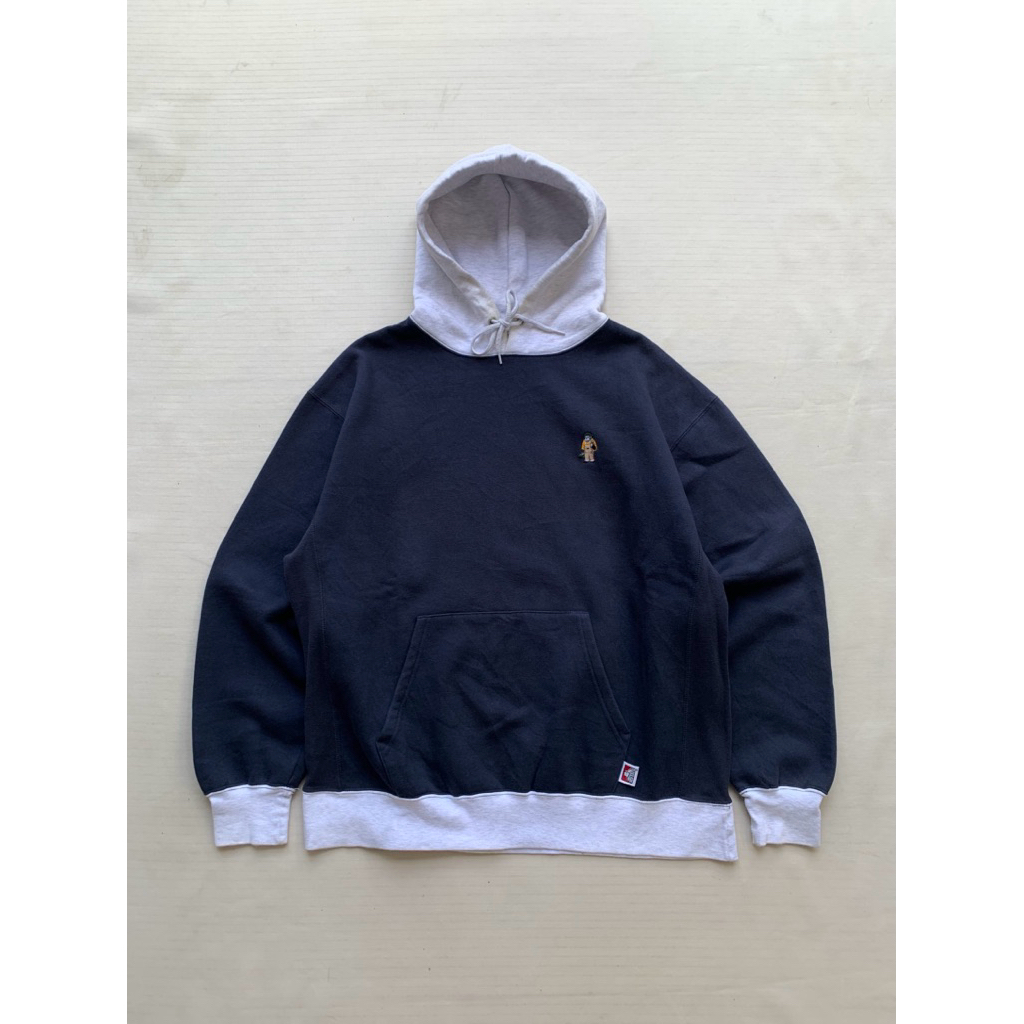 BEN DAVIS - NAVY GREY HOODIE