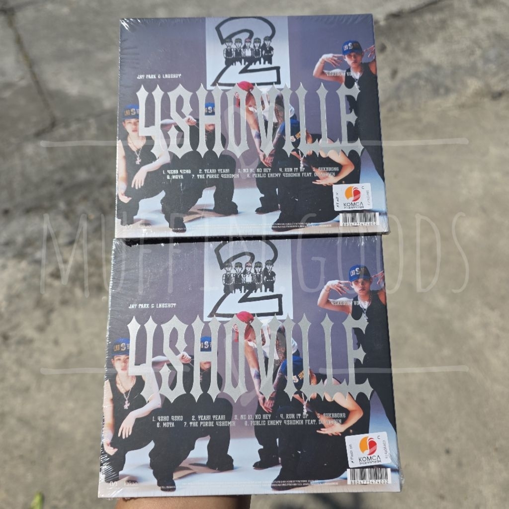 [Ready Stock] LNGSHOT & Jay Park - Mixtape [4SHOBOIZ Vol. 2: 4SHOVILLE] Album Sealed EP 2nd Training