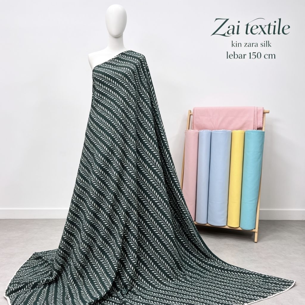kain zara silk motif - kain zara - kain silk zara