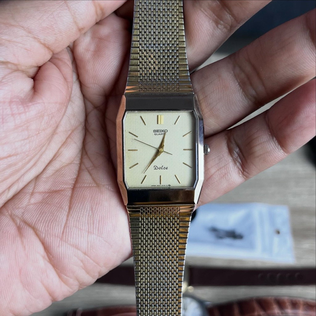 Legendary Seiko Dolce Gold NSAG Case 9521 Full Original