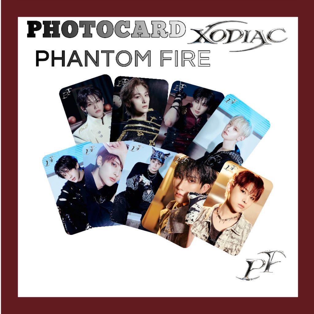 PHOTOCARD XODIAC PHANTOM FIRE FANKIT KPOP