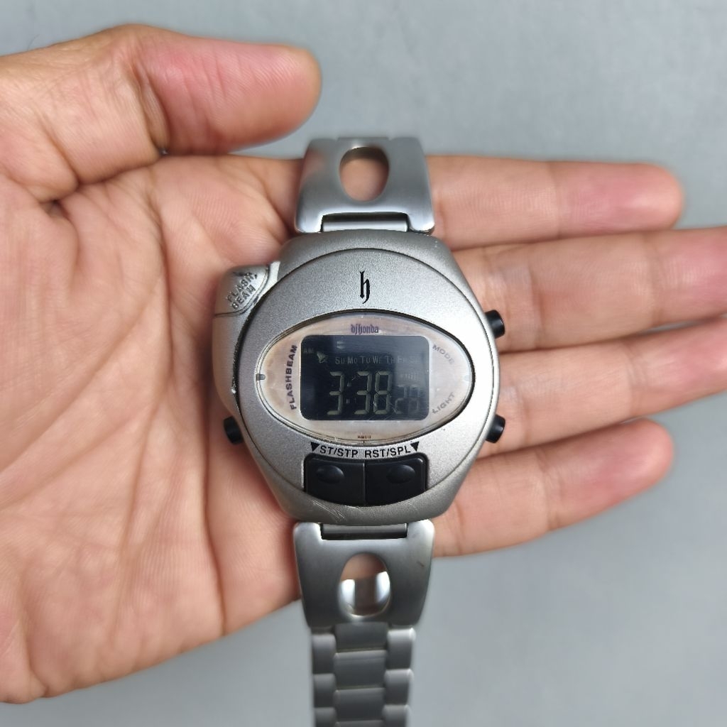 JAM TANGAN DJ HONDA FLASH BEAM Y2K VINTAGE BEKAS SECOND NOT NIKE NOT OAKLEY NOT SEIKO NOT CASIO